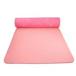 Lifefit Podložka Yoga MAT Mandala Duo 183x58x0,6cm růžová