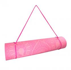 Lifefit Podložka Yoga MAT Mandala Duo 183x58x0,6cm růžová