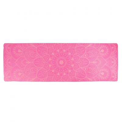 Lifefit Podložka Yoga MAT Mandala Duo 183x58x0,6cm růžová