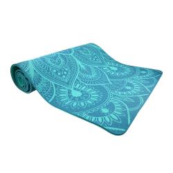 Lifefit Podložka Yoga MAT Mandala Duo 183x58x0 6cm tyrkysová