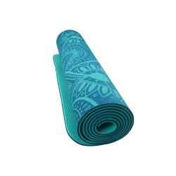 Lifefit Podložka Yoga MAT Mandala Duo 183x58x0 6cm tyrkysová