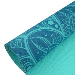 Lifefit Podložka Yoga MAT Mandala Duo 183x58x0 6cm tyrkysová