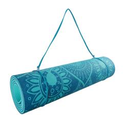 Lifefit Podložka Yoga MAT Mandala Duo 183x58x0 6cm tyrkysová