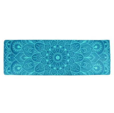 Lifefit Podložka Yoga MAT Mandala Duo 183x58x0 6cm tyrkysová