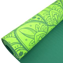 Lifefit Podložka Yoga MAT Mandala Duo 183x58x0 6cm zelená