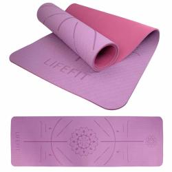 Lifefit Podložka Yoga MAT Relax Duo 183x58x0 6cm bordó Lifefit Podložka Yoga MAT Relax Duo 183x58x0 6cm bordó