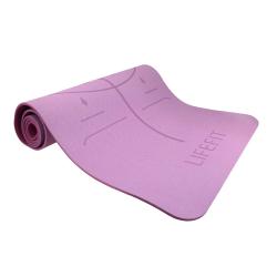 Lifefit Podložka Yoga MAT Relax Duo 183x58x0 6cm bordó
