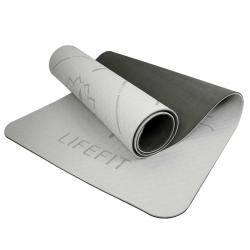 Lifefit Podložka Yoga MAT Relax Duo 183x58x0,6cm černá