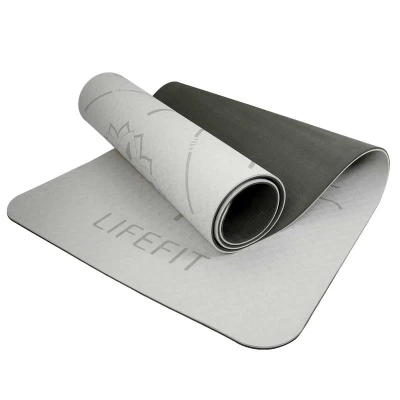 Lifefit Podložka Yoga MAT Relax Duo 183x58x0,6cm černá