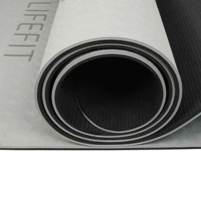Lifefit Podložka Yoga MAT Relax Duo 183x58x0,6cm černá
