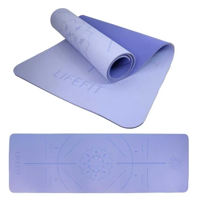 Lifefit Podložka Yoga MAT Relax Duo 183x58x0,6cm modrá Lifefit Podložka Yoga MAT Relax Duo 183x58x0,6cm modrá