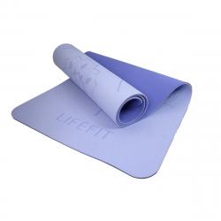 Lifefit Podložka Yoga MAT Relax Duo 183x58x0,6cm modrá