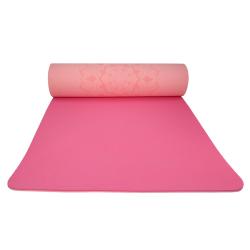 Lifefit Podložka Yoga MAT Relax Duo 183x58x0 6cm růžová