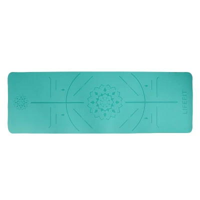 Lifefit Podložka Yoga MAT Relax Duo 183x58x0 6cm tyrkysová