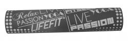 Lifefit Podložka YOGA MAT TPE, 183x61x0.5cm, dvouvrstvá, zeleno-šedá