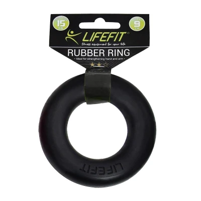 Lifefit Posilovač prstů Rubber Ring černý