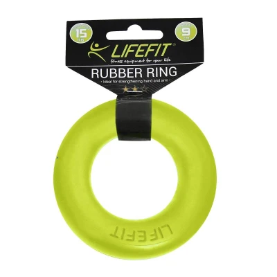 Lifefit Posilovač prstů Rubber Ring zelený