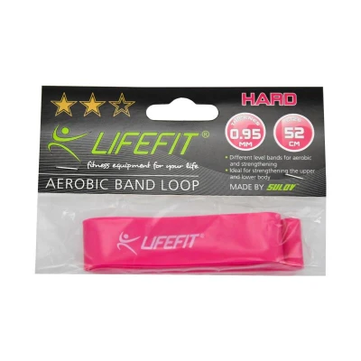 Lifefit Posilovací guma KRUH HARD, sv. fialová Lifefit Posilovací guma KRUH HARD, sv. fialová