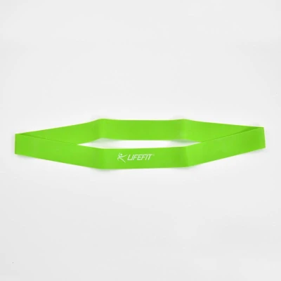 Lifefit Posilovací guma Kruh Soft sv. zelená
