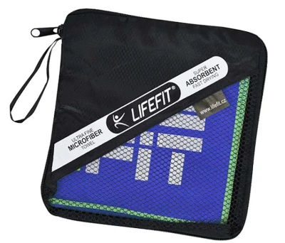Lifefit rychleschnoucí ručník z mikrovlákna 105x175cm tmavě modrý Lifefit rychleschnoucí ručník z mikrovlákna 105x175cm tmavě modrý
