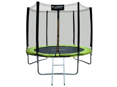Lifefit 244cm x 68 cm trampolínový set + vnější síť + žebřík Lifefit 244cm x 68 cm trampolínový set + vnější síť + žebřík