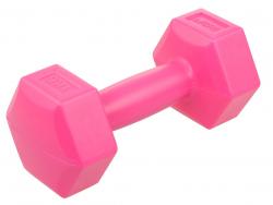 Lifefit Vinylová činka 1 x 1 kg růžová Lifefit Vinylová činka 1 x 1 kg růžová