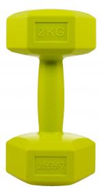 Lifefit Vinylová činka 1 x 2 kg sv. zelená