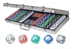 Lion Games Poker sada v hliníkovom kufríku 500 žetónov s hodnotami + karty plastic Lion Games Poker sada v hliníkovom kufríku 500 žetónov s hodnotami + karty plastic