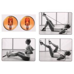 LiveUp Fit stick posilňovacia tyč s gumou