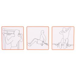 LiveUp LS3153 hrazda závěsná samovzpěrná