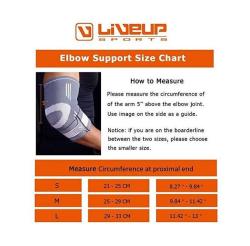 LiveUp LS5673 elastická bandáž lokte