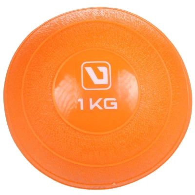 LiveUp Weight ball míč na cvičení oranžová