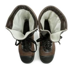 Livex 382-1 hnědá nubuk pánská zimní nadměrná obuv