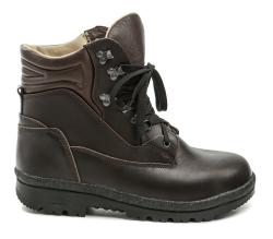 Livex 410 hnědá líc pánská kotníčková nadměrná obuv