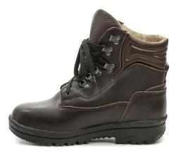Livex 410 hnědá líc pánská kotníčková nadměrná obuv
