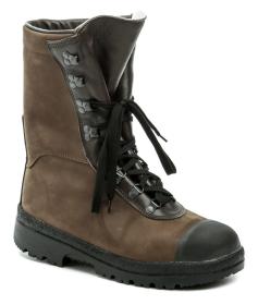 Livex 382-1 hnědá nubuk pánská zimní nadměrná obuv