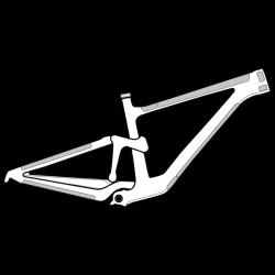 Lizard Skins Ochrana Rámu Clear Protective Frame Wrap Frame Kit