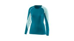 Löffler L/S CB TRANSTEX MERINO 2024 modré dámské funkční triko