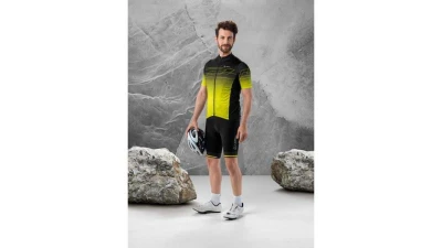 Löffler FZ SHADOW 2022 žlutočerný pánský cyklistický dres