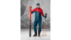 Löffler HOODED GTX ACTIVE 2022 červeno-modrá pánská zimní bunda