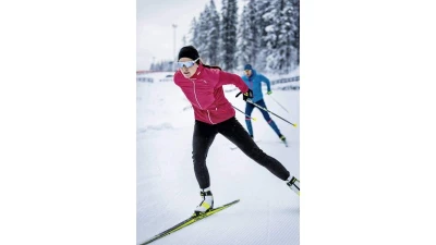 Löffler HOODED HYBRID IZZY PL ACTIVE 2022 růžová dámská bunda