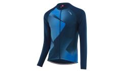 Löffler L/S FZ GEO MID 2022 modrý pánsky cyklistický dres Löffler L/S FZ GEO MID 2022 modrý pánsky cyklistický dres