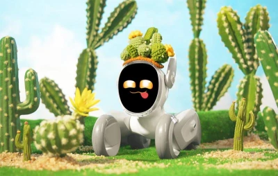 Loona Premium Cactus pletený kostým pro robota