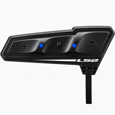 LS2 Spectrum EVO černý Bluetooth interkom na motorku