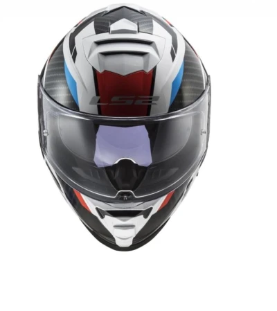 LS2 Integrální přilba na motorku FF800 Storm II Racer bílo-černo-červeno-modrá + sleva 300,- na příslušenství