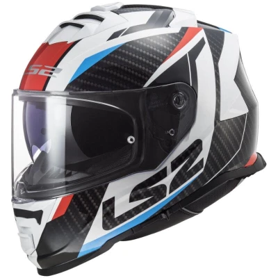 LS2 Integrální přilba na motorku FF800 Storm II Racer bílo-černo-červeno-modrá + sleva 300,- na příslušenství LS2 Integrální přilba na motorku FF800 Storm II Racer bílo-černo-červeno-modrá + sleva 300,- na příslušenství
