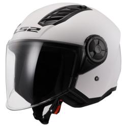 LS2 Otvorená prilba OF616 Airflow II Solid lesklá biela