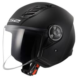 LS2 Otvorená prilba OF616 Airflow II Solid matná čierna