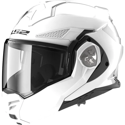 LS2 FF901 Advant X Solid bílá překlápěcí přilba na motorku
