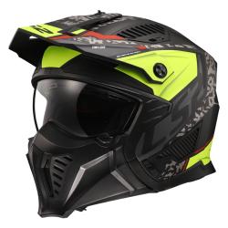 LS2 Přilba na motorku OF606 Drifter Devor černo-fluo žlutá + sleva 300,- na příslušenství LS2 Přilba na motorku OF606 Drifter Devor černo-fluo žlutá + sleva 300,- na příslušenství